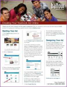 Balfour Graduation Announcements Instructions