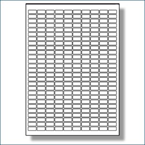 Banner Labels 18 Per Sheet Template