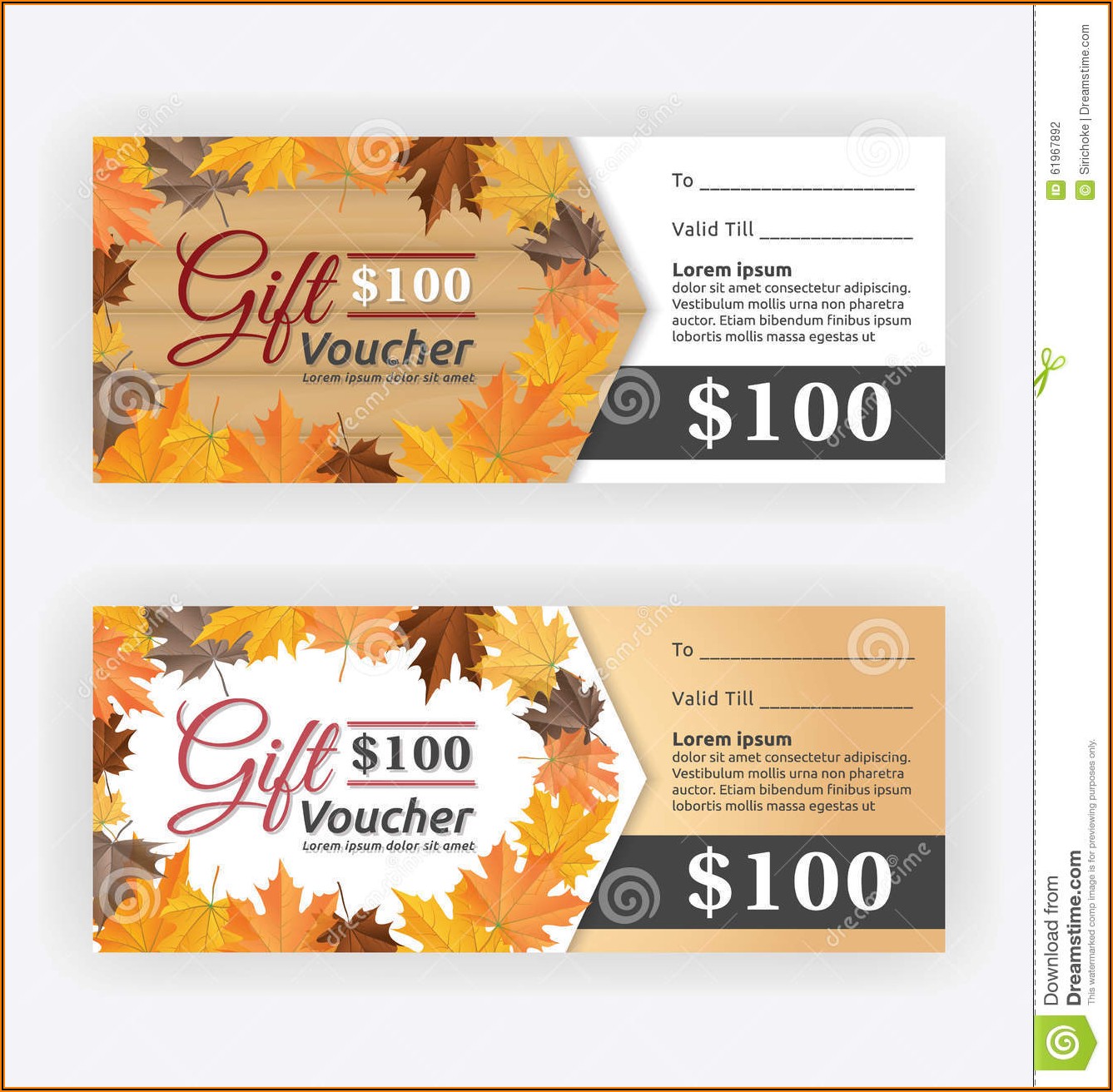 Beauty Gift Certificate Template