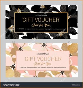 Beauty Salon Gift Vouchers Templates