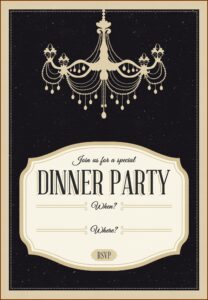 Birthday Meal Invite Template