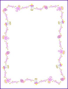 Blank Baby Moana Invitation Template Free