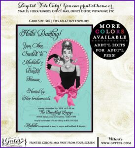 Breakfast At Tiffany's Brunch Invitations