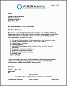Business Lease Proposal Template