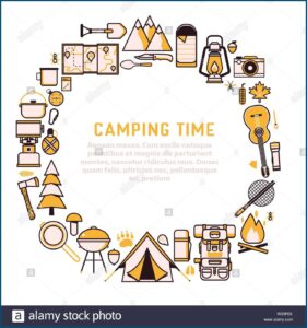 Camping Invitation Template
