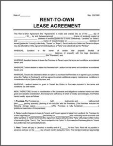 Car Lease Transfer Contract Sample