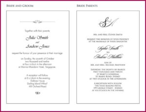 Christian Wedding Invitation Wording In Spanish