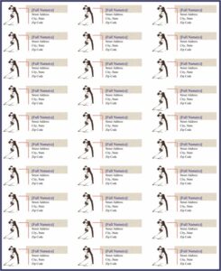 Christmas Mailing Labels Microsoft Word