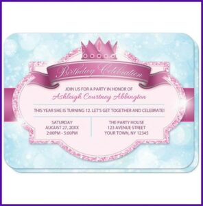 Classy Birthday Invitation Cards