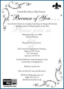Client Appreciation Dinner Invitation Wording
