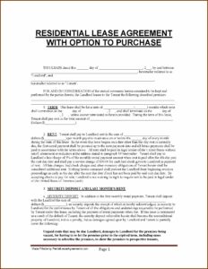 Commercial Sublease Agreement Florida