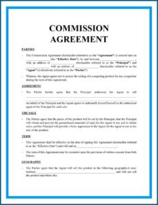 Commission Structure For Sales Reps Example South Africa