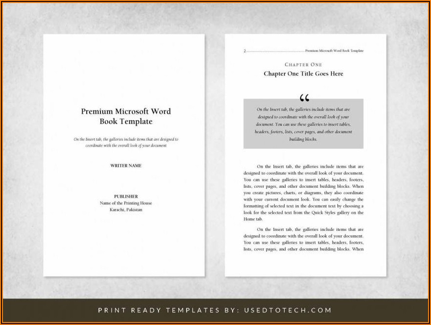 Cookbook Templates For Word