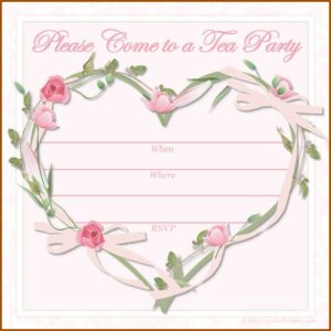 Corset Invitation Template Free