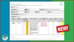 Covid Venue Risk Assessment Template