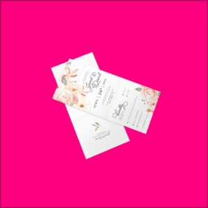 Custom Die Cut Wedding Invitations