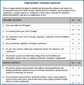 Cyber Security Threat Assessment Template