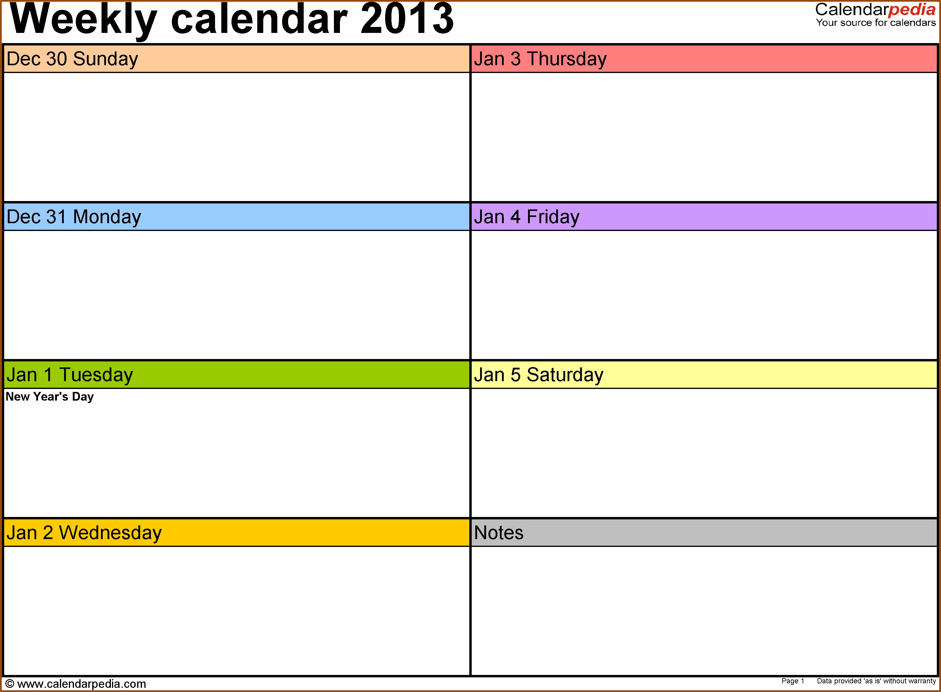 Daily Appointment Calendar Template Excel