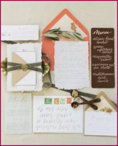 Deckle Edge Wedding Invitation Suite