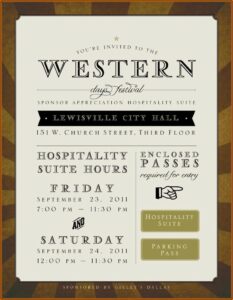 Denim And Diamonds Wedding Invitations