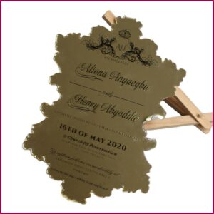 Die Cut Invitation Cards