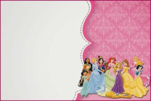 Disney Princess Invitation Template