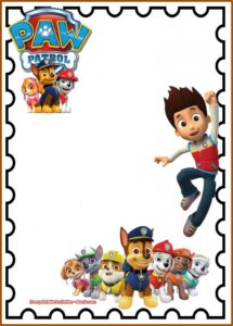 Downloadable Free Customizable Paw Patrol Invitations