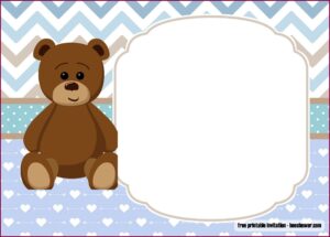 Downloadable Teddy Bear Invitation Template Free