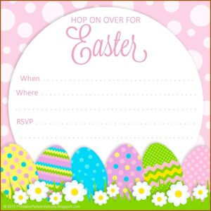 Easter Brunch Invitation Template Free