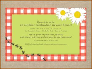 Employee Appreciation Lunch Invitation Sample
