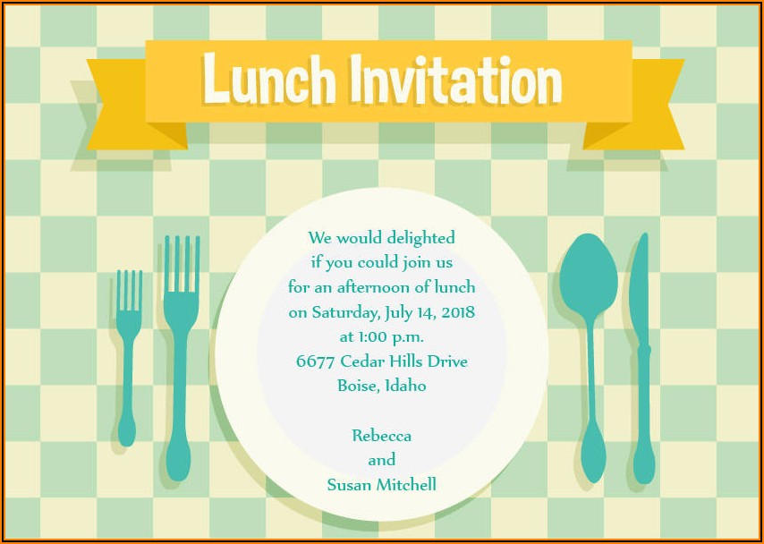 Employee Appreciation Lunch Invitation Template