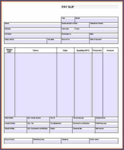 Employee Pay Stub Template Excel