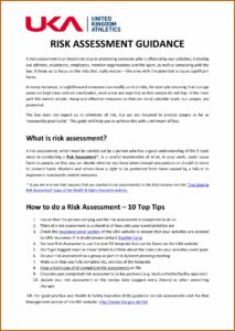 Event Risk Assessment Document