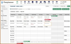 Excel Flexi Timesheet Template Uk