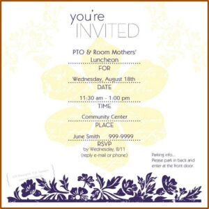 Farewell Lunch Invitation Email To Boss