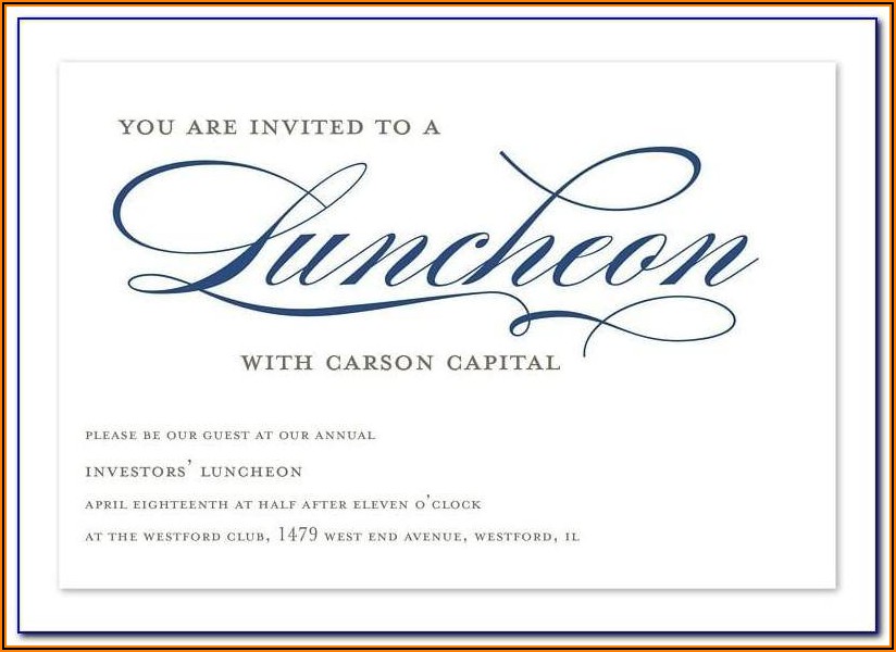 Farewell Lunch Invitation Sample Email
