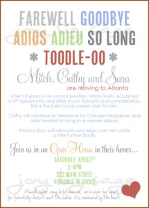 Farewell Lunch Invitation Wording For Coworker