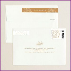 Foil Pressed Graduation Announcements