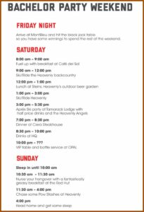 Free 50th Birthday Program Template