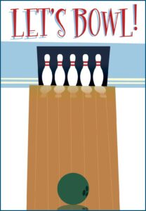 Free Bowling Invitation Template
