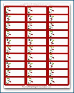 Free Mailing Labels Template 30 Per Sheet