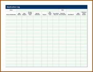 Free Medication Card Template