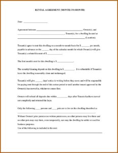 Free Room Tenancy Agreement Template Word Uk