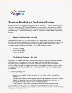 Fundraising Strategic Fundraising Plan Template