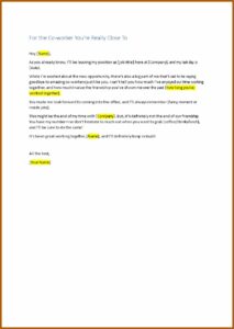 Funny Farewell Lunch Email Invitation For Coworker