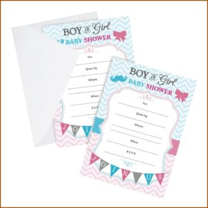 Gender Reveal Party Invitations Walmart