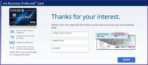 Get Ink Preferred Invitation Number
