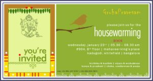 Gruhapravesam Invitation Template In Psd