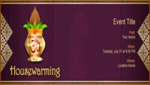 Housewarming Invitation Templates In Telugu