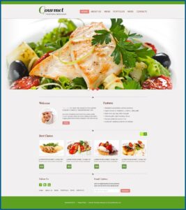 Indian Restaurant Website Templates Free